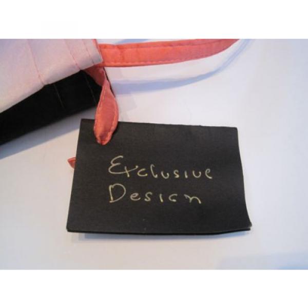 $170 New Ladies Mercedes Lasarte Handpainted Silk Tote Bag Polo Equestrian Beach #5 image