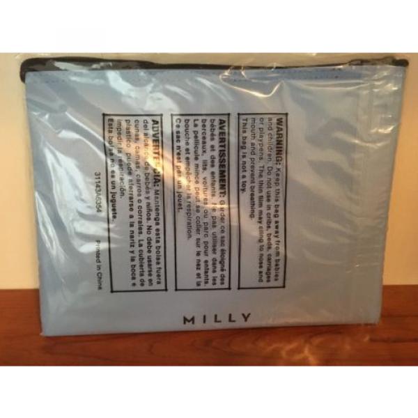 New Milly Zip Pouch Water-Resistant Bag Blue Beach Please FabFitFun $45 Swimsuit #4 image