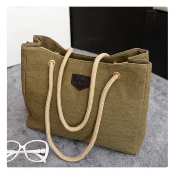 2016 new style women canvas handbag / casual / beach bags high quality #4 image