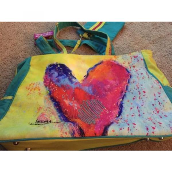Leoma Lovegrove Heart Beach Bag Tote One Size NWT #1 image