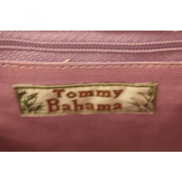 Tommy Bahama Straw Tote Bag Handbag Purse Beach Vacation- Sweet peas of Paradise #5 image