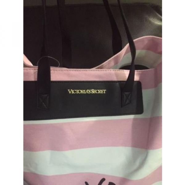 NWT VICTORIA&#039;S SECRET TOTE SHOPING BAG  STIPED BEACH SIZE XL #2 image