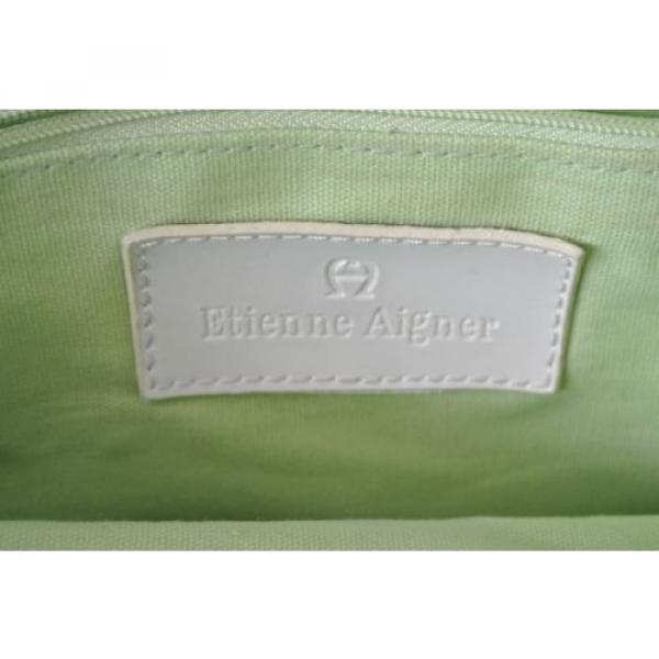 Etienne Aigner Cotton Tote Shoulder Purse Bag Summer Beach Travel Shopper #5 image