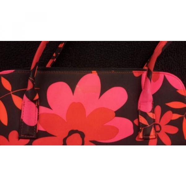Beach/Shopping Tote Bag Purse Waterproof Pink/Red/Black Floral purse #2 image