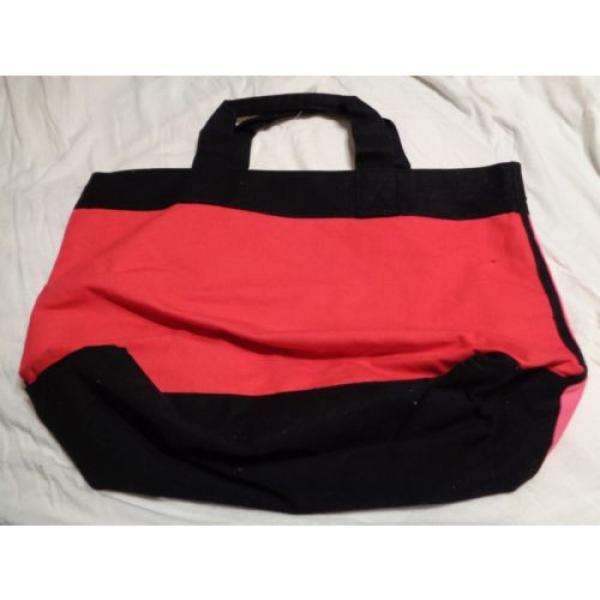 Victorias Secret Pink Black Red XL Tote Bag / Shopper / Beach #2 image