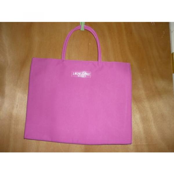 Lancome Pink w/ Polka Dot Interior Tote Bag, Beach Bag, Shopper~ New #1 image
