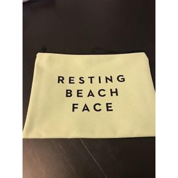 BRAND NEW UNOPENED Milly Zip Pouch Clutch Bag &#034;Resting Beach Face&#034; #1 image