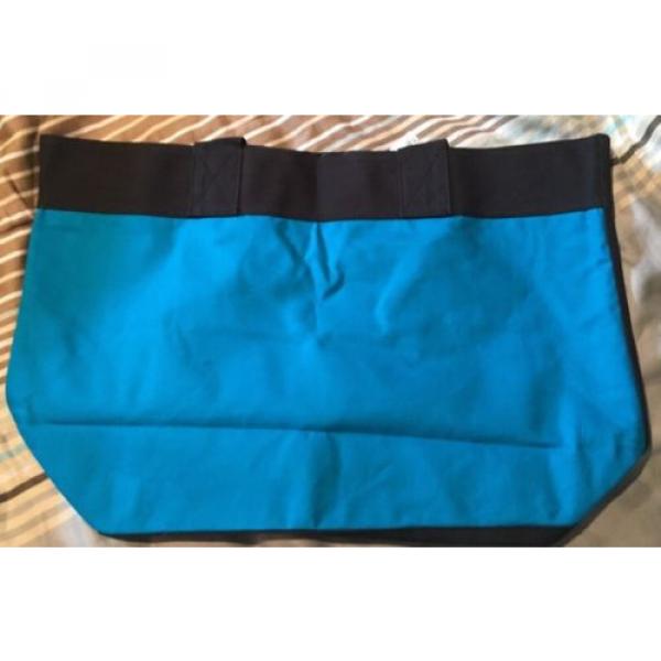 Victorias Secret Beach Tote Bag Green/Blue! #4 image
