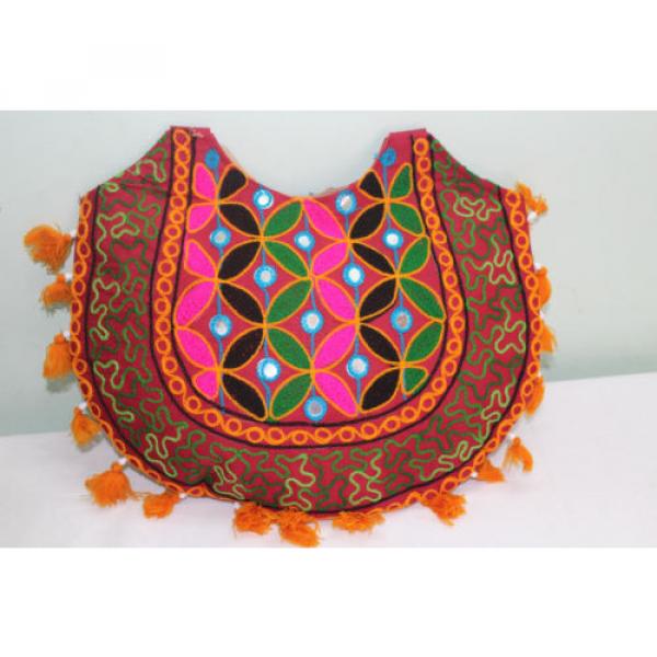 tribal boho rabari hand bag tote purse ethnic embroidered  fashion beach college #2 image