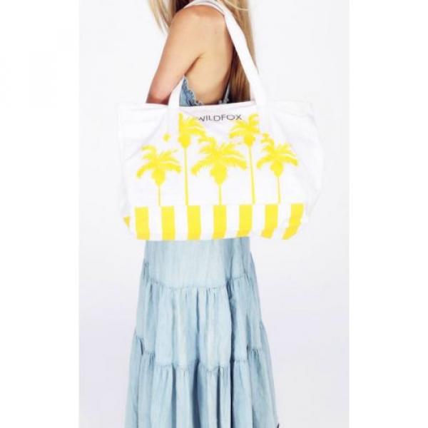 NWT Wildfox shoulder tote beach bag Belairpalms New #3 image