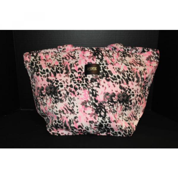 Victoria&#039;s Secret PINK Shopper / Tote / Beach Bag *N w/o T* Pink/Black *Animal* #2 image