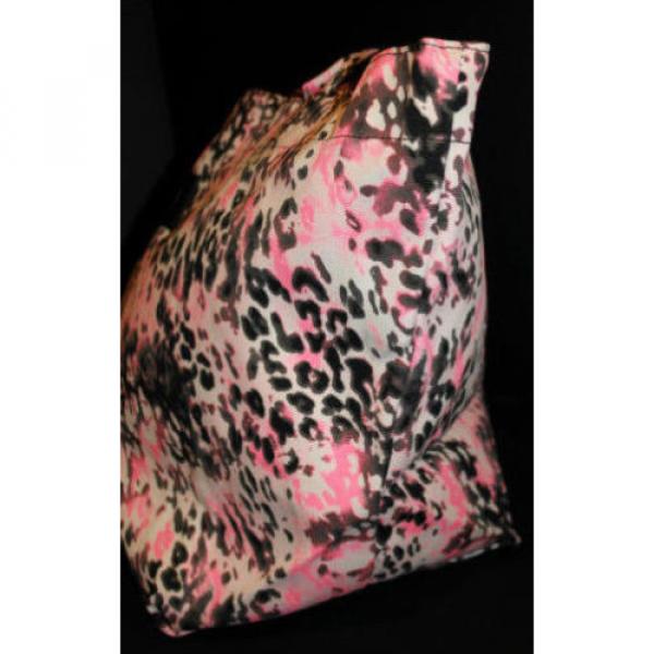 Victoria&#039;s Secret PINK Shopper / Tote / Beach Bag *N w/o T* Pink/Black *Animal* #3 image
