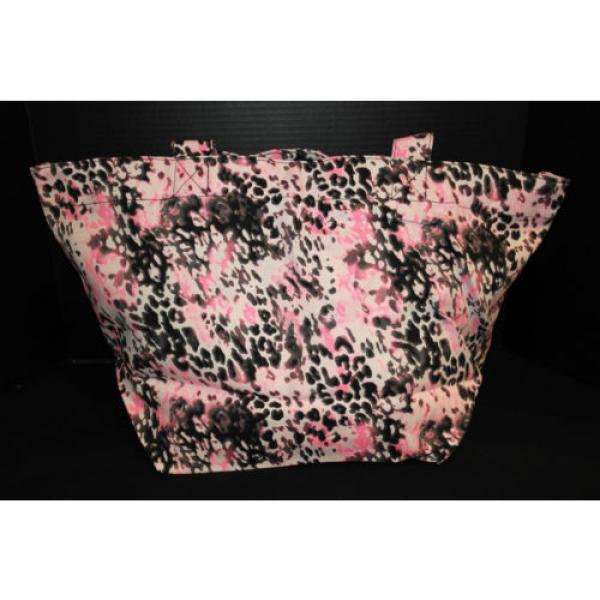 Victoria&#039;s Secret PINK Shopper / Tote / Beach Bag *N w/o T* Pink/Black *Animal* #4 image
