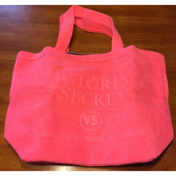 Victoria Secret Pink Beach Terry Tote Bag - Miami Bora Bora St Barts #1 image