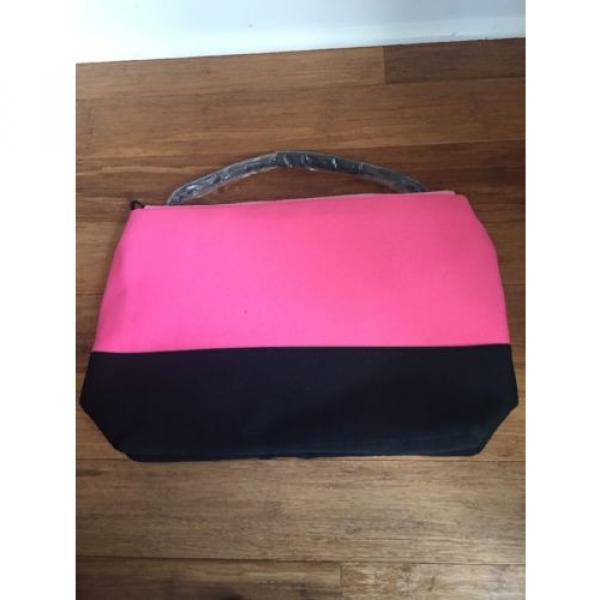 Victoria Secret VS Pink Black Beach Cooler Neoprene Insulated Tote Pool Bag NEW #5 image