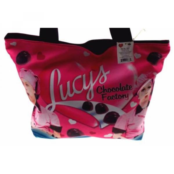 I Love Lucy Tote Bag Chocolate Factory Ethyl Wrap &amp; Eat Westland Pink Beach #2 image