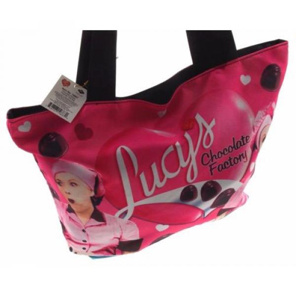 I Love Lucy Tote Bag Chocolate Factory Ethyl Wrap &amp; Eat Westland Pink Beach #3 image