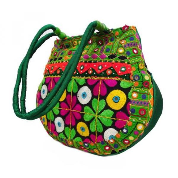 Vintage Bag Indian Antique Beach Purse Multicolor Patchwork Women Shoulder Bag #1 image