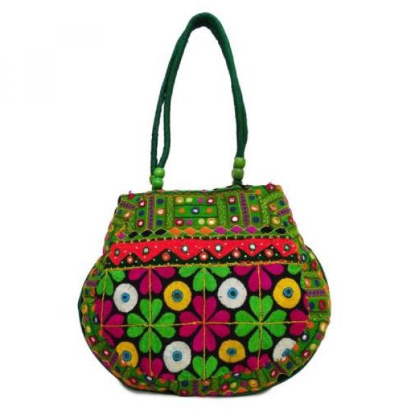 Vintage Bag Indian Antique Beach Purse Multicolor Patchwork Women Shoulder Bag #2 image