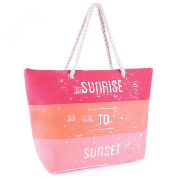 &#039;Sunrise to Sunset&#039; Design Shoulder / Beach / Shopping Bag with Rope Handle #2 image