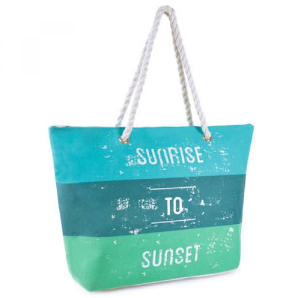 &#039;Sunrise to Sunset&#039; Design Shoulder / Beach / Shopping Bag with Rope Handle #3 image