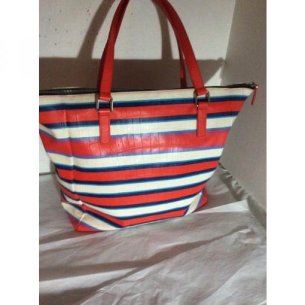 Marc Jacobs Colorful Stripe Jacobsen Beach Bag Tote #1 image