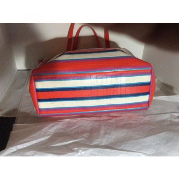 Marc Jacobs Colorful Stripe Jacobsen Beach Bag Tote #3 image