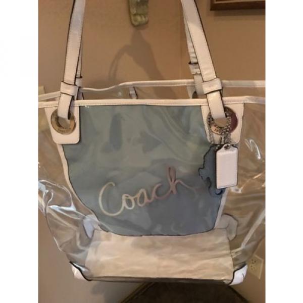 Coach Clear Beach Tote Bag #16594 #1 image