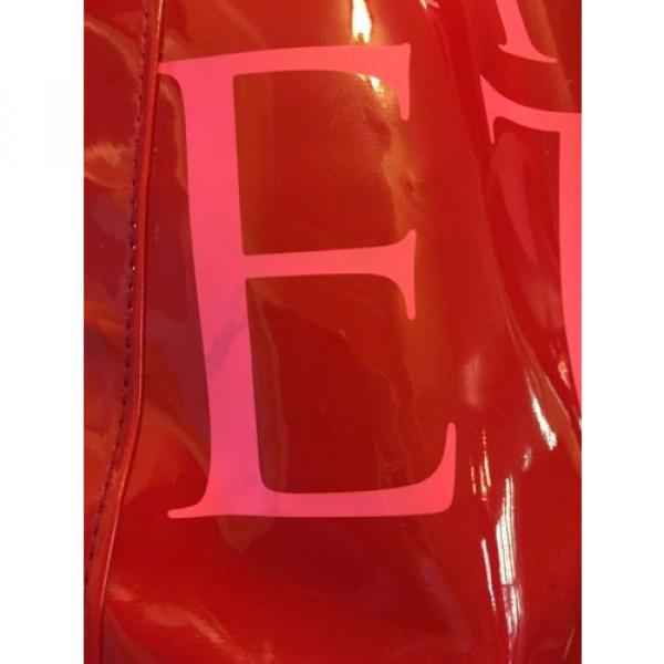 Victorias Secret 21&#034; Tote Travel Beach Bag Red Bow RUNWAY SIGNATURE &#039;09 #5 image