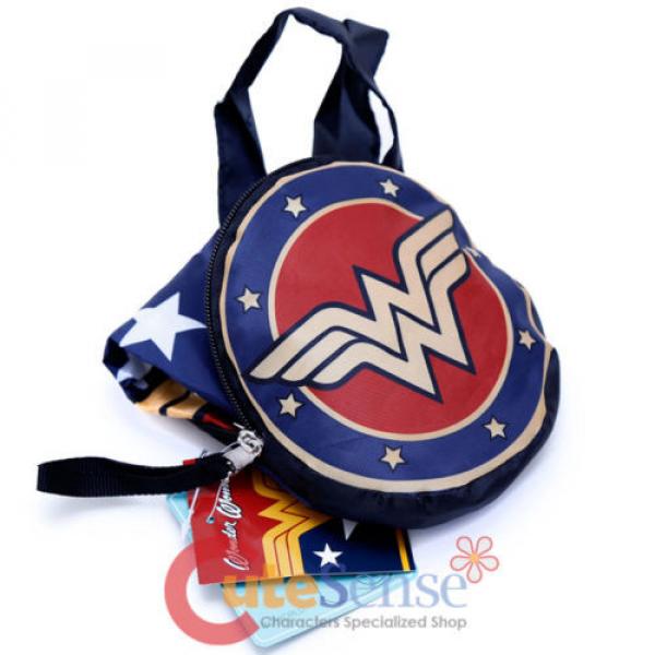 DC Comics Wonder Woman Packable Tote Beach Bag Handbag Reusable Grocery Bags #5 image