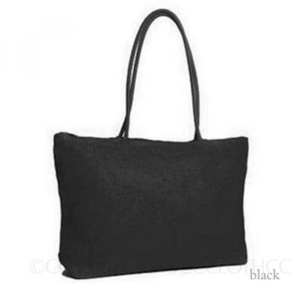 NEW Raffia Casual Vintage Beach handbag Straw Woven Totebag large Shoulder Bag #5 image