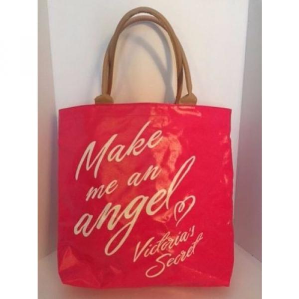 VICTORIAS SECRET LIMITED Edition Make me an Angel Pink Tote Beach Bag 16&#034; x 18&#034; #1 image