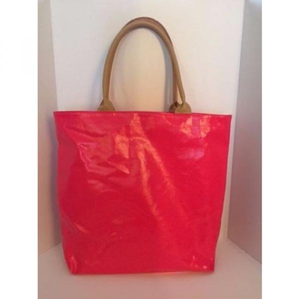 VICTORIAS SECRET LIMITED Edition Make me an Angel Pink Tote Beach Bag 16&#034; x 18&#034; #2 image