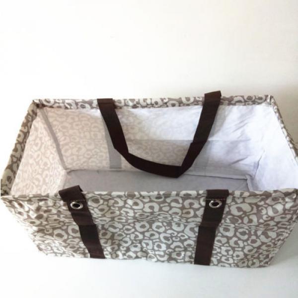 Thirty one women handbag Canvas  Storage basket collection basket beach bag #1 image