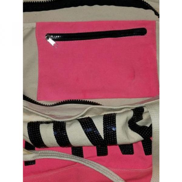 Pink victoria secret, bag,Large,Love Pink, Shoulder bag Purse,Beach bag #2 image