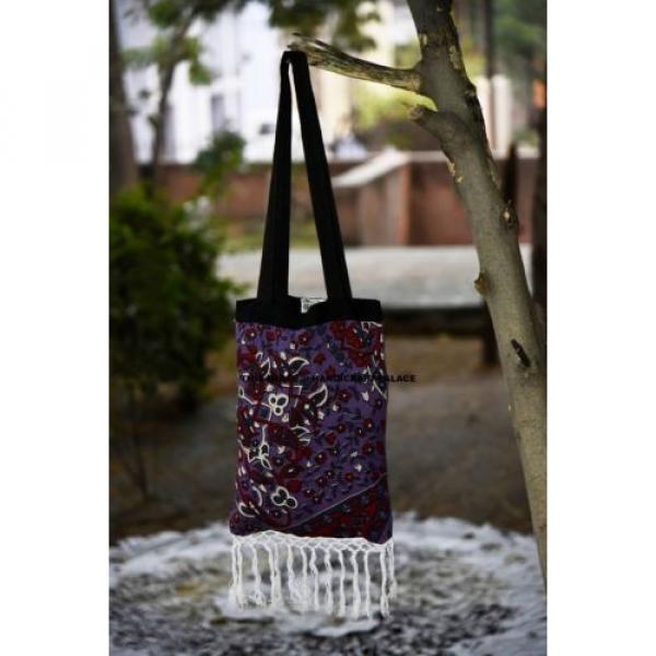 Star Mandala Tapestry Bag Indian Cotton Large Shoulder Bag Beach Round Towel Bag #1 image