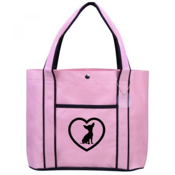 Chihuahua Heart  Fashion Tote Bag Shopping Beach Purse #1 image