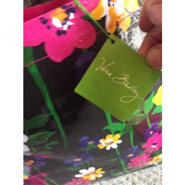 Vera Bradley Market Tote/ Beach Bag And Flip Flops ~ Wildflower Garden #5 image