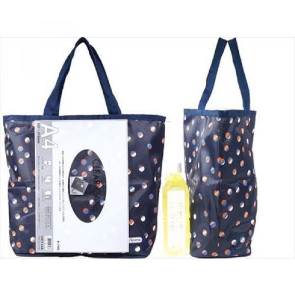JAPAN LeSportsac Beach Ball Play Style 2 Navy Pocketable ECO Tote Shoulder Bag #3 image