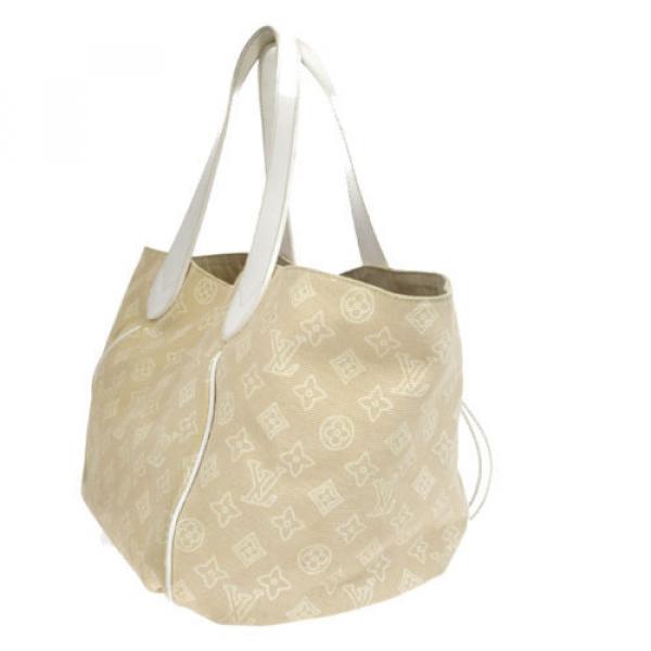 Auth Louis Vuitton Cabas Ipanema Shoulder Bag Monogram Beach Line M95986 37S278 #4 image