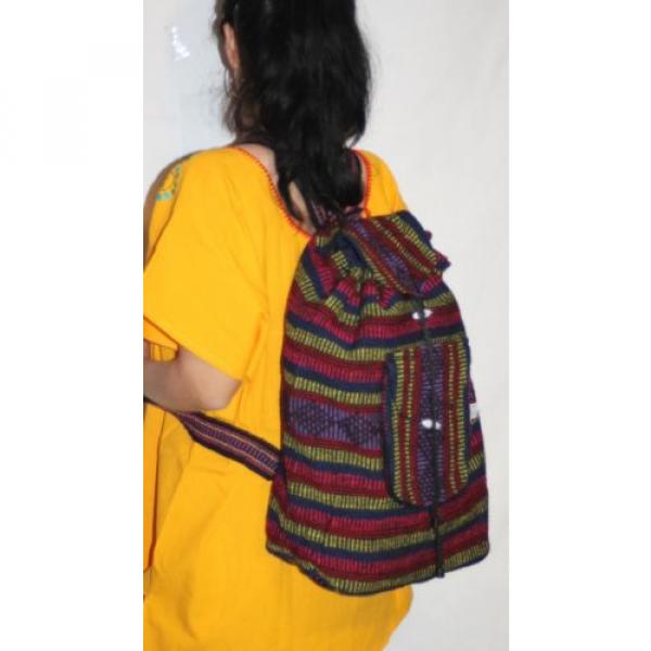 Beach Mexican Hippie Baja Tote Ethnic Backpack Indian Bag, Blanket Purse #3 image