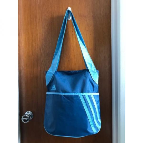 Adidas Blue Beach/Gym Bag Zippered Tote #1 image