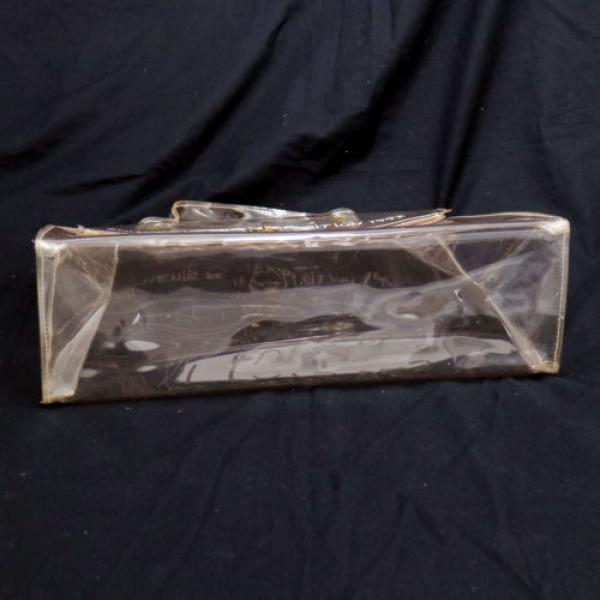 Authentic HERMES KELLY VINYL Beach Hand Bag SOUVENIR DE L&#039;EXPOSITION 1997 V09397 #3 image