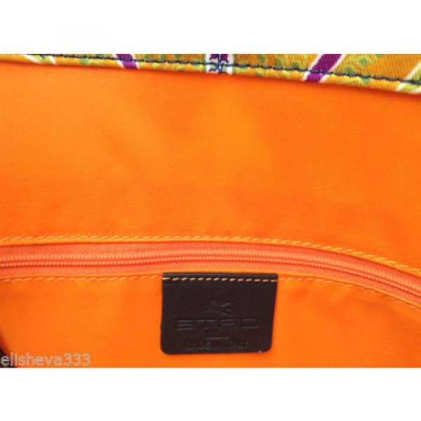 Etro (Milano Italy) Shopping Tote Handbag Paisley Canvas Made in Italy Beach Bag #4 image
