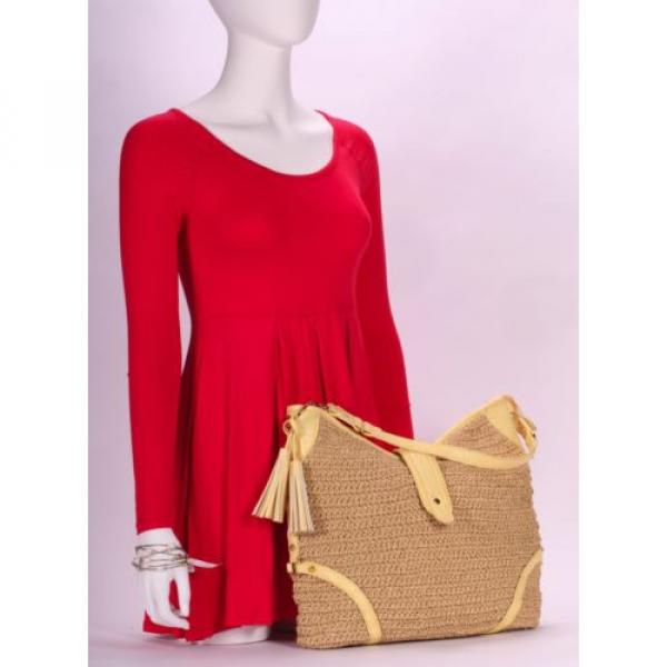 Women Summer Shoulder Straw Tote Lady Beach Bag Shopping Handbag 67% Off MSRP #3 image