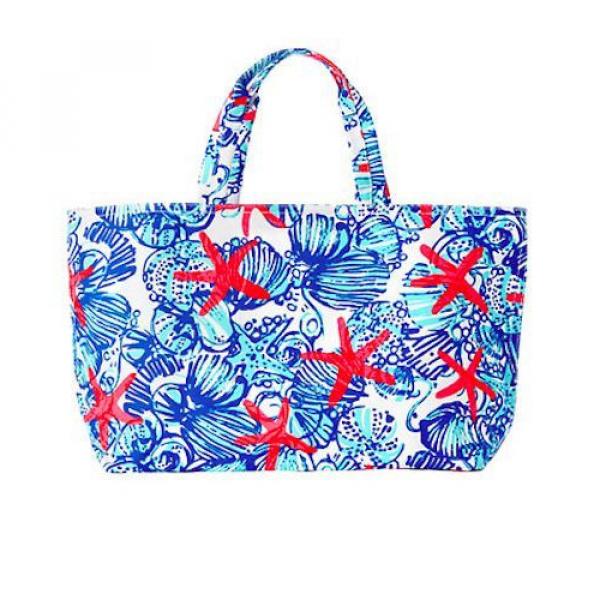 Lilly Pulitzer Large Palm Beach Tote Bag, She She Shells, NWT #1 image