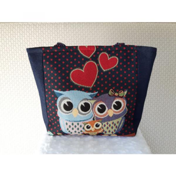 The Owls Canvas Tote Bag, Shoulder Handbag, Travel Bag, Shopping Bag, Beach Bag #1 image