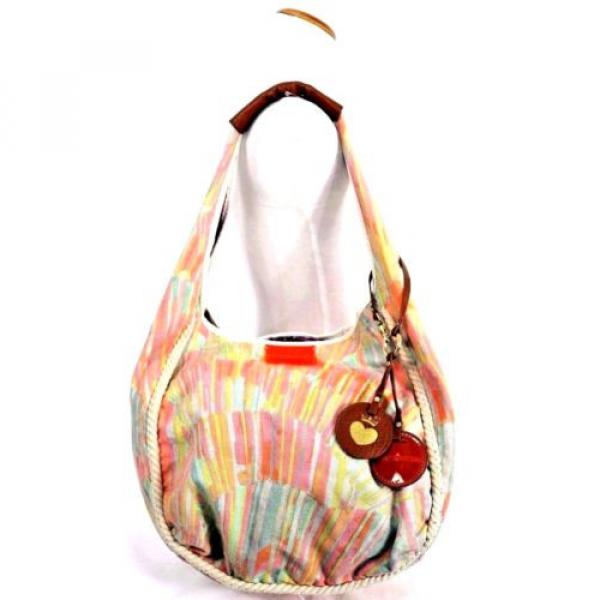 JUICY COUTURE  Canvas Hobo Shoulder Bag Purse Tote Beach Shopper #1 image