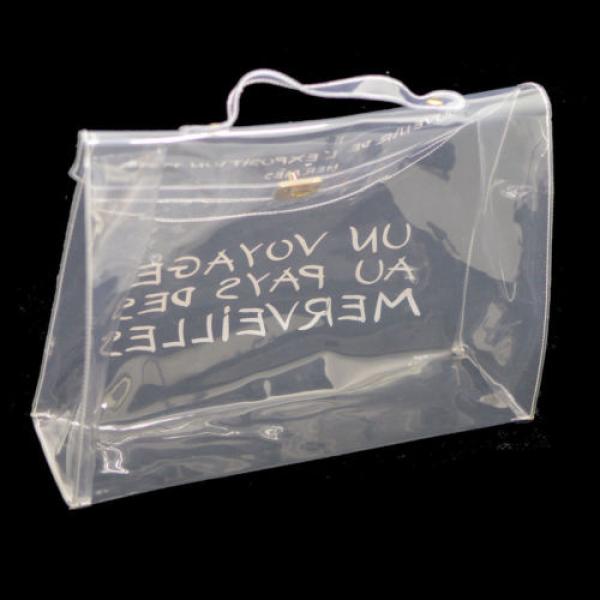 AUTHENTIC HERMES VINYL KELLY BEACH HAND BAG SOUVENIR DE L&#039;EXPOSITION 1997 G02997 #2 image