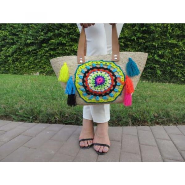 Beach bag, summer bag, woven bag, handmade bag, mexican bag #1 image